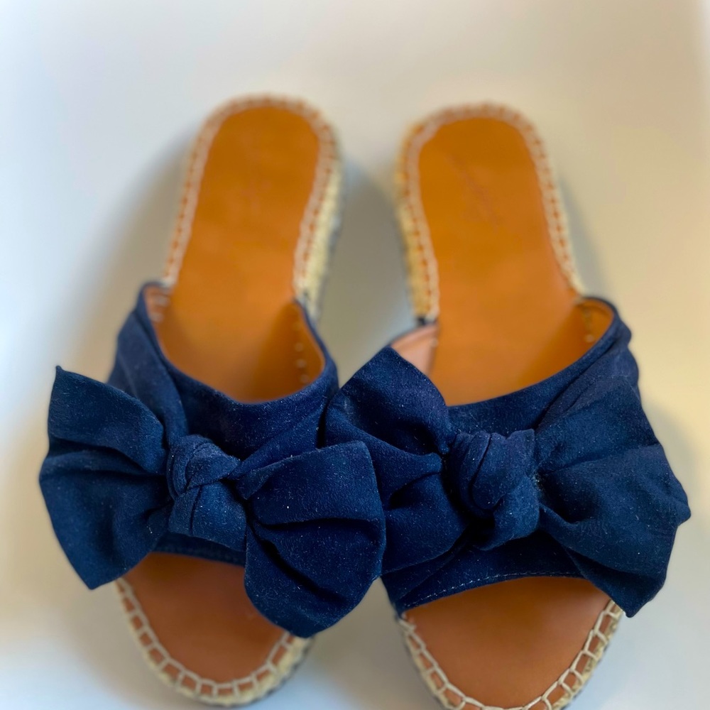 Target Universal Thread Womens Knotted Bow Espadrille Slide Sandals